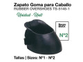 ZAPATO GOMA PARA CABALLO TS-5145 UNIDAD